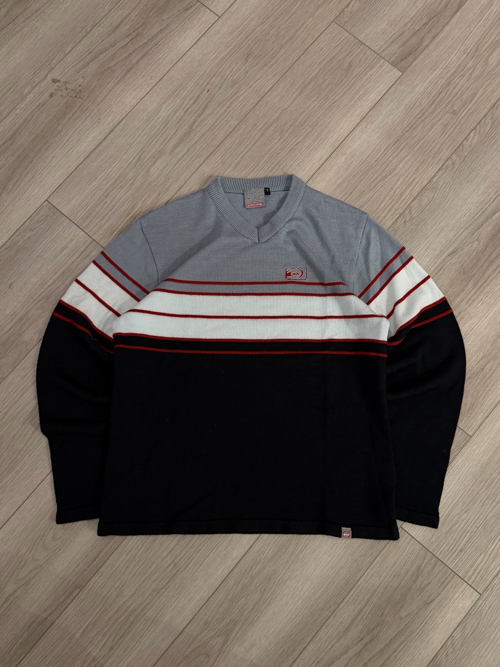 Vintage Quiksilver striped long sleeve shirt